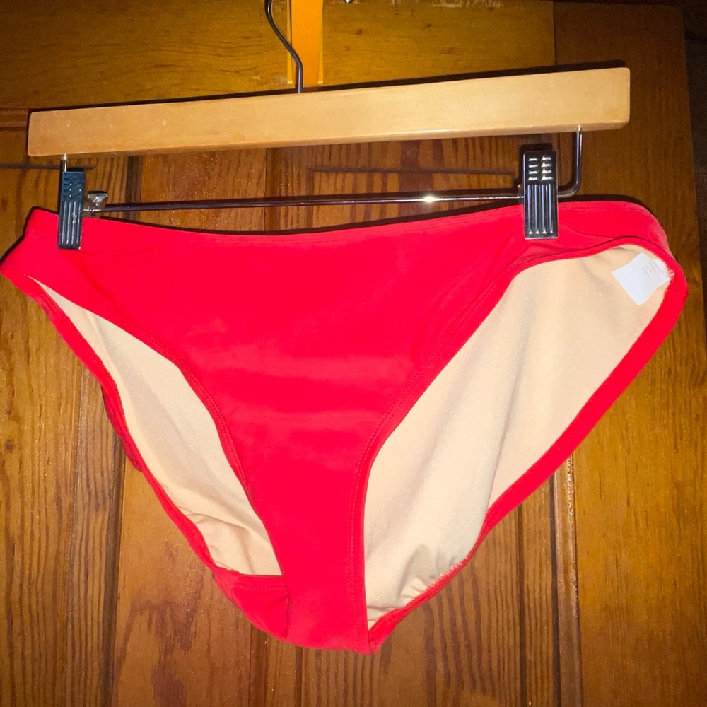 Red Bikini Bottom Size 10